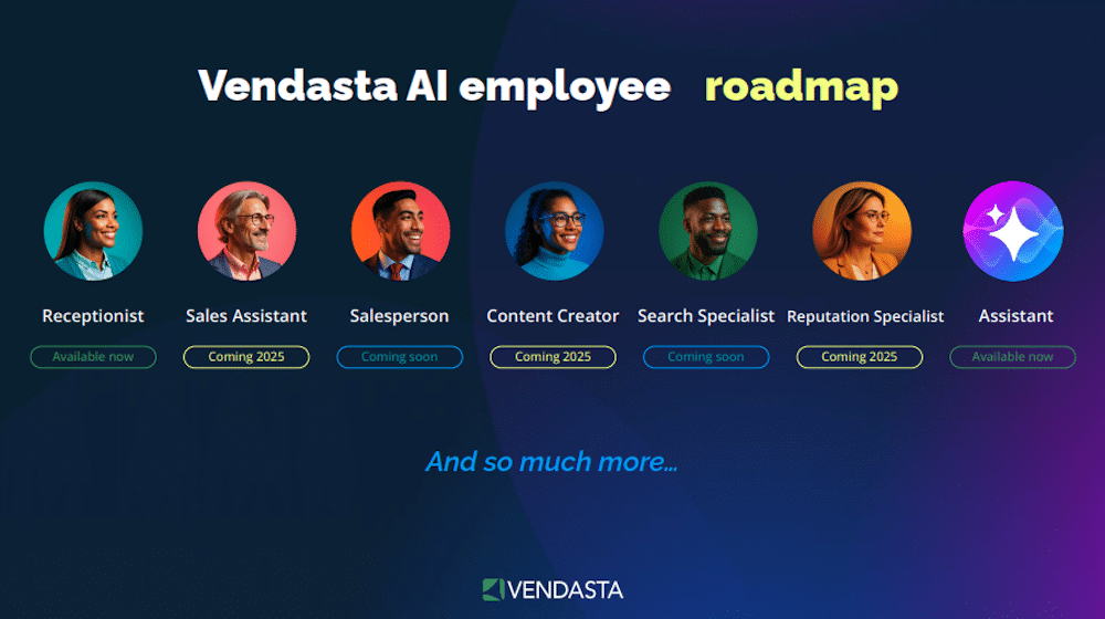 Vendasta AI Customer Acquisition and Engagement Platform for SMBs.
